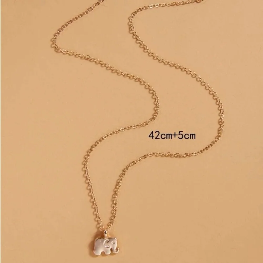 ⚠️Clearance Elephant Charm Necklace Yellow Gold SS - Picture 3 of 3